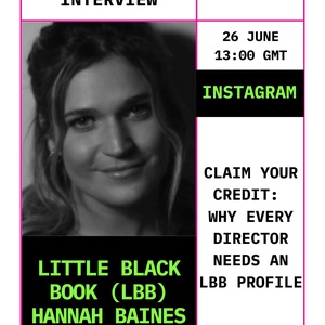 Image for Shiny IG Live: WHY EVERY DIRECTOR NEEDS AN LBB PROFILE