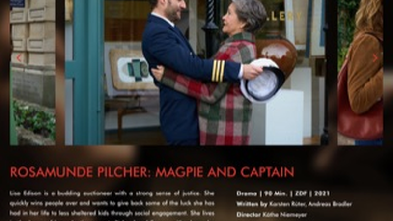 image for Rosamunde Pilcher episode Magpie and Captain 2020